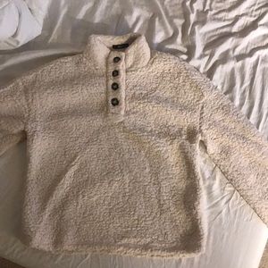 Sherpa texture sweater. Super soft & never worn.